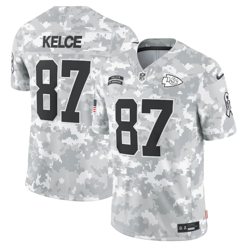 Camisa NFL Kansas City Chiefs Vapor F.U.S.E. Limited Jersey Salute To Service 2024 - Imagem 2