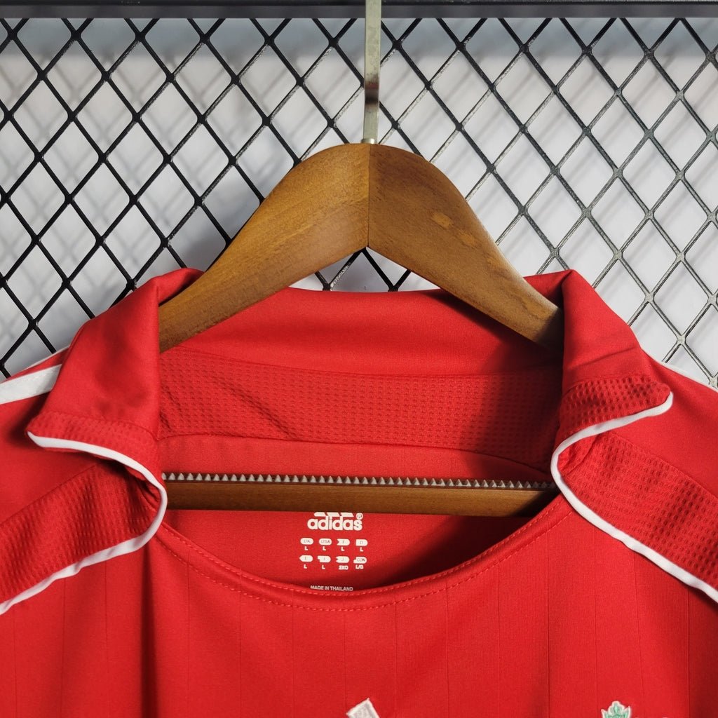 Camisa Retrô Liverpool 2006/07 Masculino Vermelho - Imagem 5