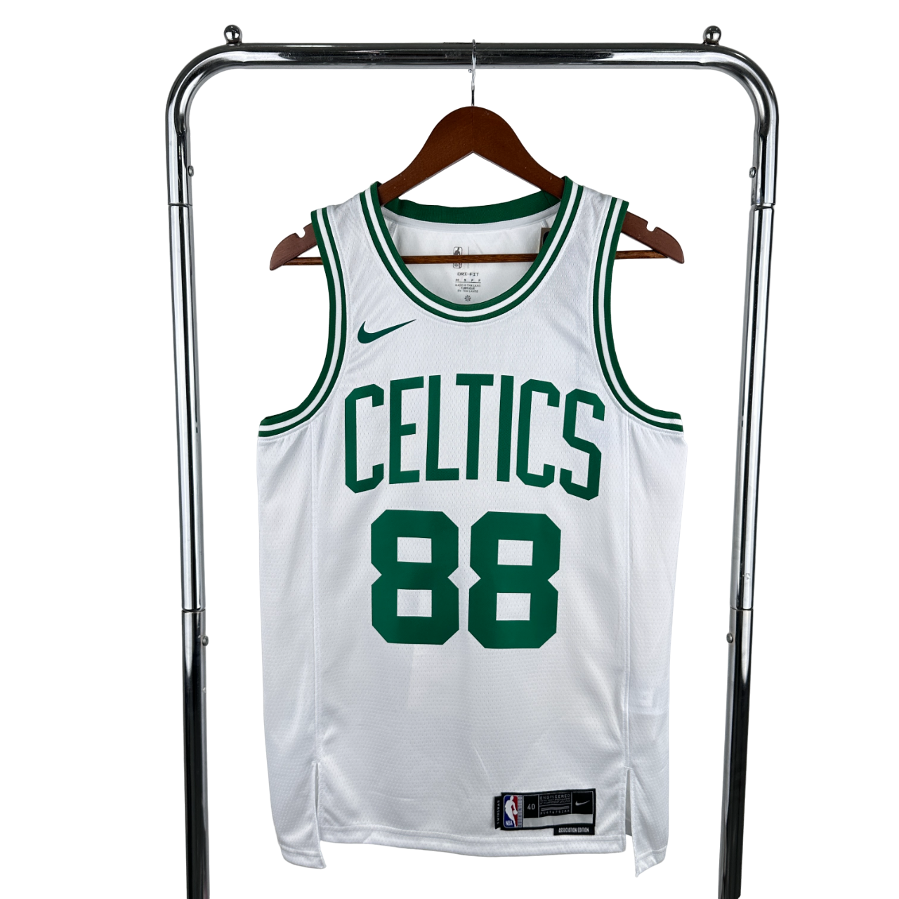 Regata NBA Boston Celtics Authentic Queta 88 - Branca