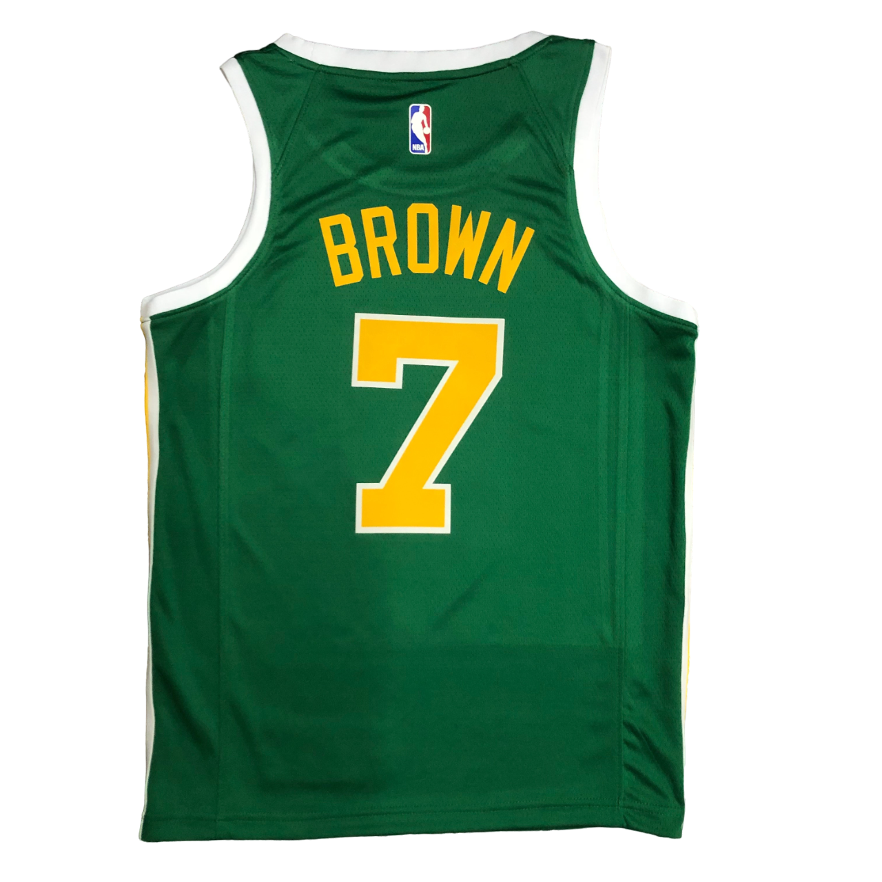 Regata NBA Boston Celtics Gold Authentic Brown 7 - Verde - Imagem 2