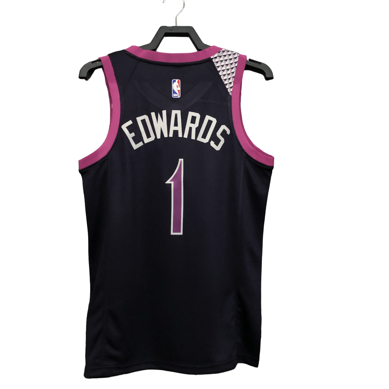 Regata NBA Minnesota Timberwolves Authentic Edwards 1 - Preta - Imagem 2