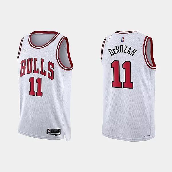Regata NBA Chicago Bulls Edition 21-22 Authentic DeRozan 11 - Branca