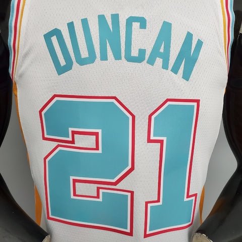 Camisa NBA Regata San Antonio Spurs Masculina - Branca - Imagem 4