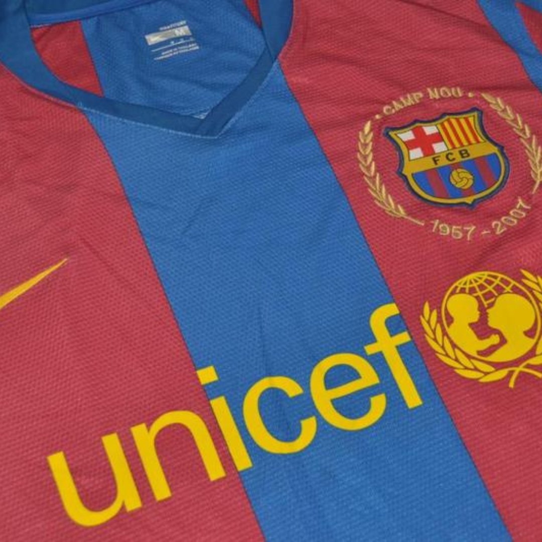 Camisa Barcelona Manga Longa 07/08 - Versão Retrô "Ronaldinho" Nº 10 - Imagem 17
