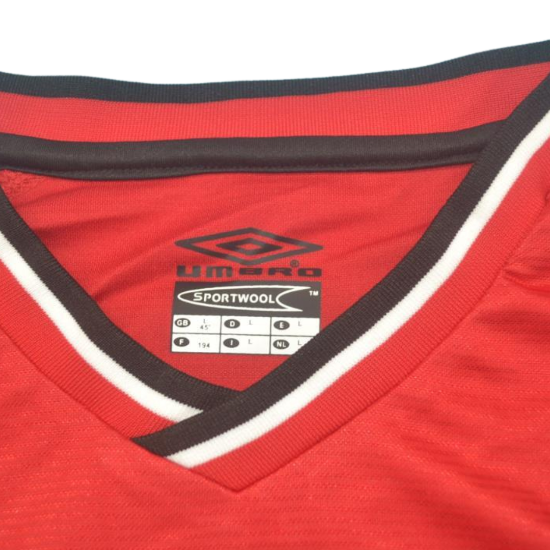 Camisa Manchester United Home 00/02 - Versão Retrô "Veron" Nº 4 - Imagem 9