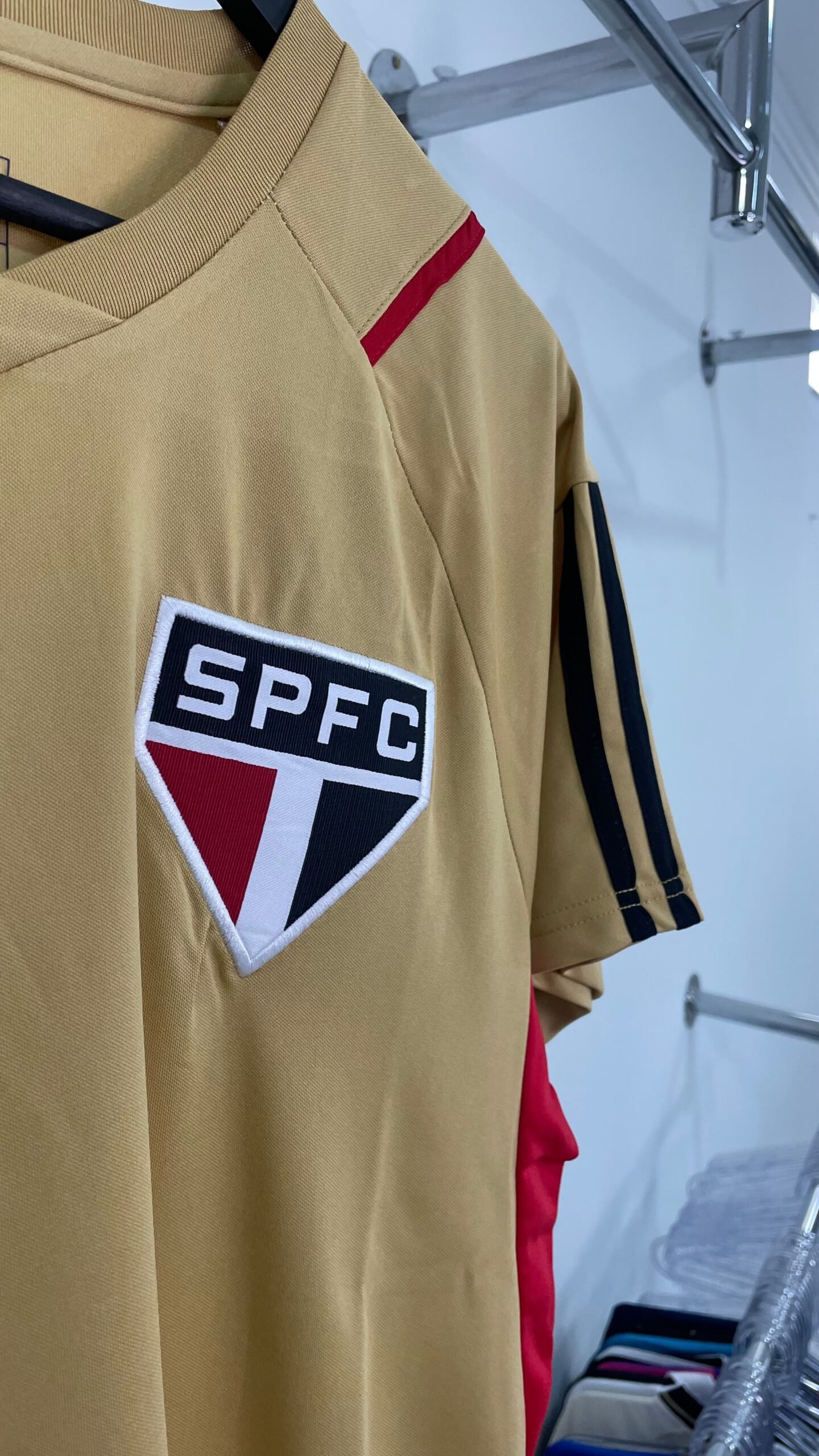 Camisa São Paulo 23/24 Treino Bege - Imagem 3