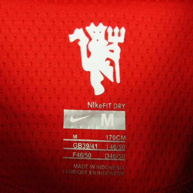 Camisa Retrô Manchester United I Home 2007/08 Masculino Vermelho - Imagem 4