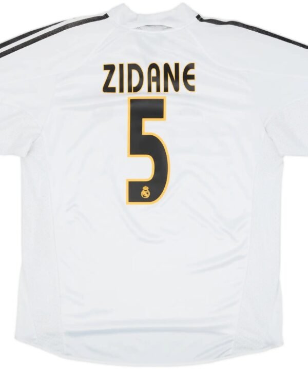 Camisa Real Madrid Home 04/05 - Versão Retrô "Zidane" Nº 5