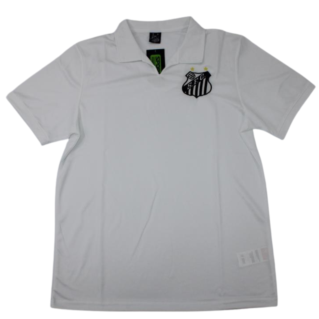 Camisa Santos Home 1970 - Versão Retrô "Pele" Nº 10 - Imagem 2