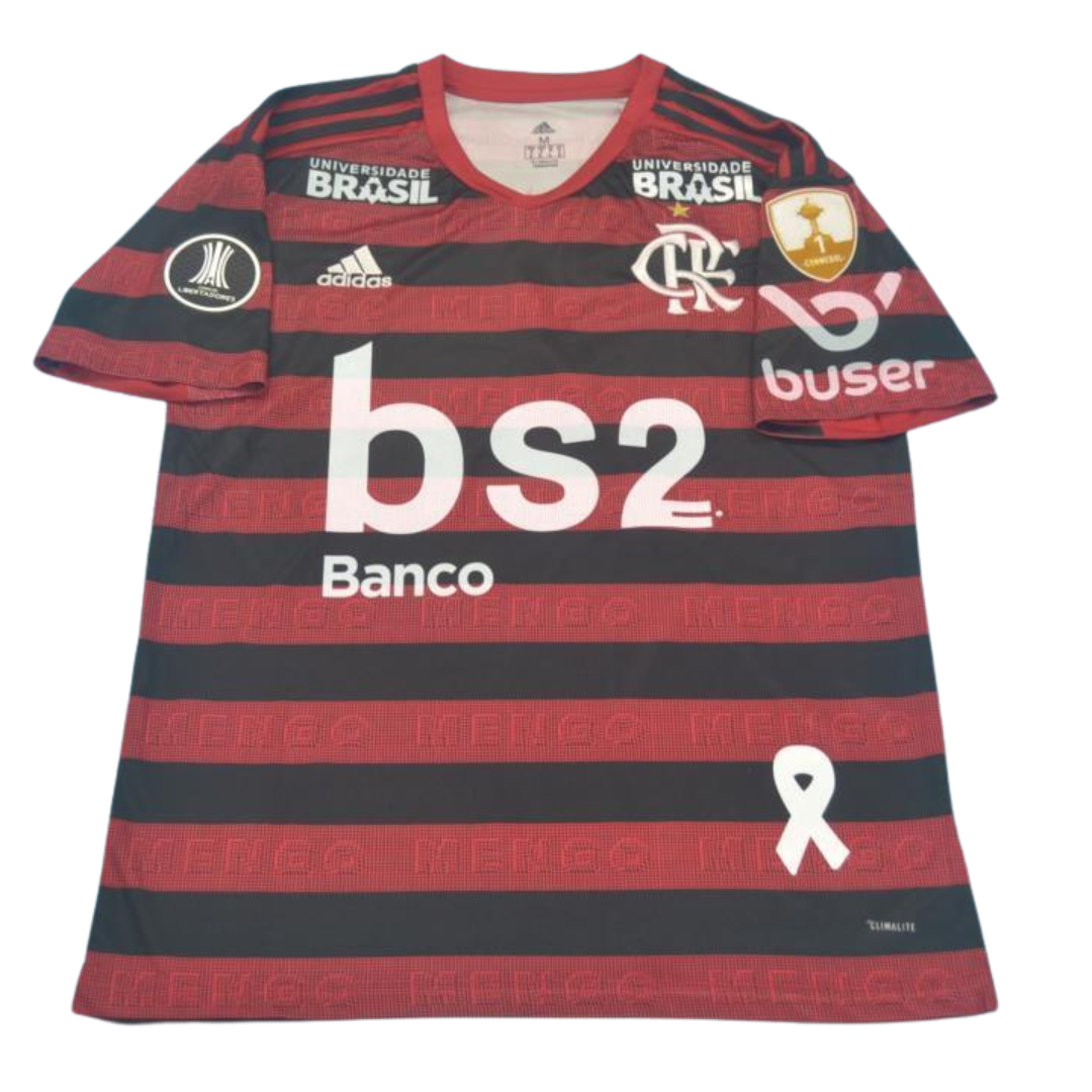 Camisa Flamengo Home 19/20 - Versão Retrô "Gabriel B" Nº 9 - Imagem 2