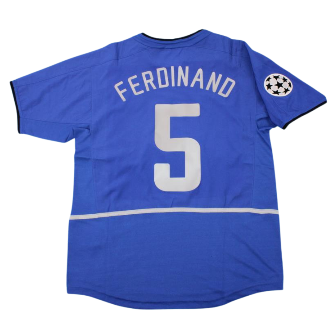 Camisa Manchester United Away 02/03 - Versão Retrô "Ferdinand" Nº 5