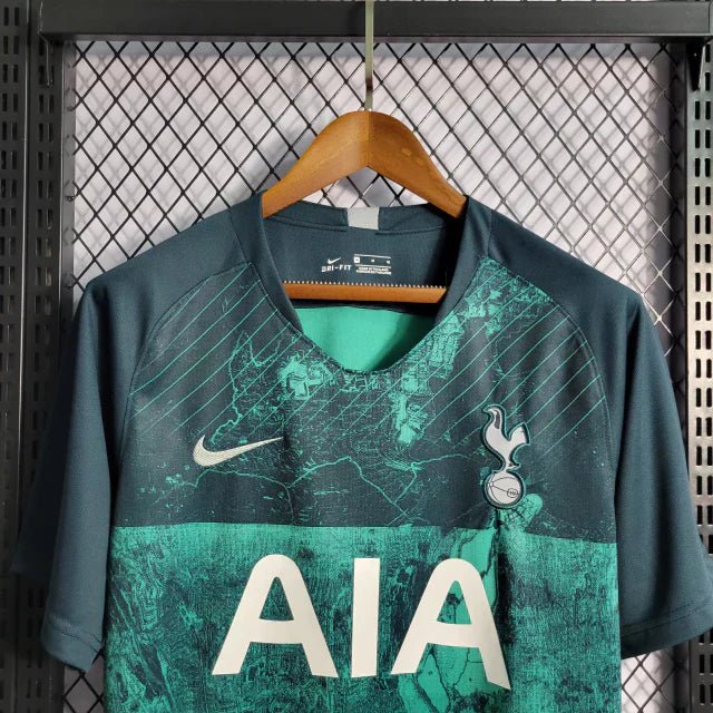 Camisa Tottenham Retrô Away 18/19 - Masculino - Verde - Imagem 7