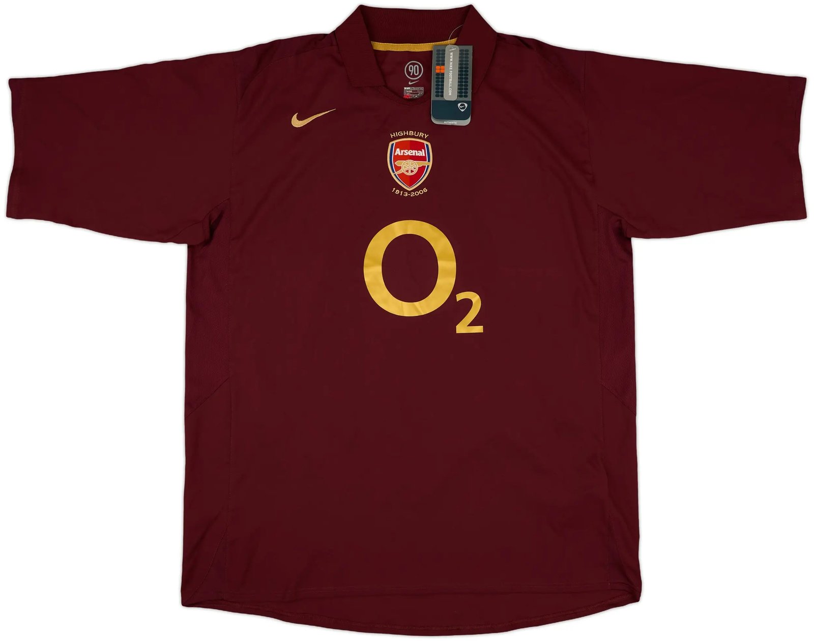 Camisa Arsenal Home 05/06 - Versão Retrô "Henry" Nº 14 - Imagem 2