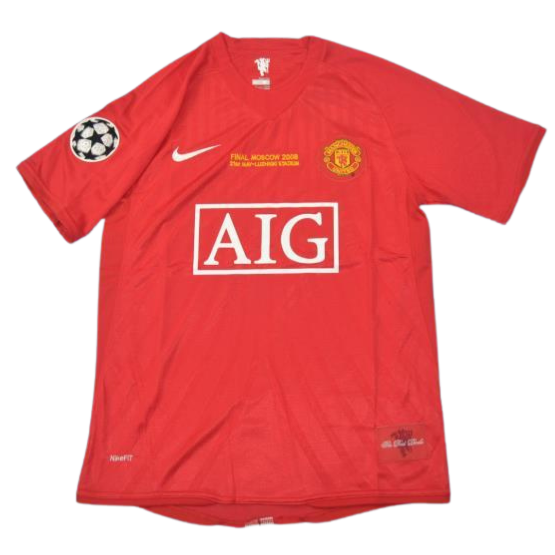 Camisa Manchester United UCL Final 07/08 - Versão Retrô