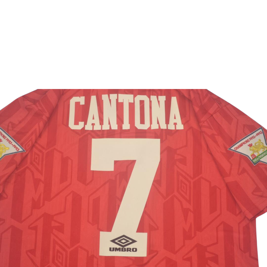 Camisa Manchester United Home 92/94 - Versão Retrô "Cantona" Nº 7 - Imagem 11