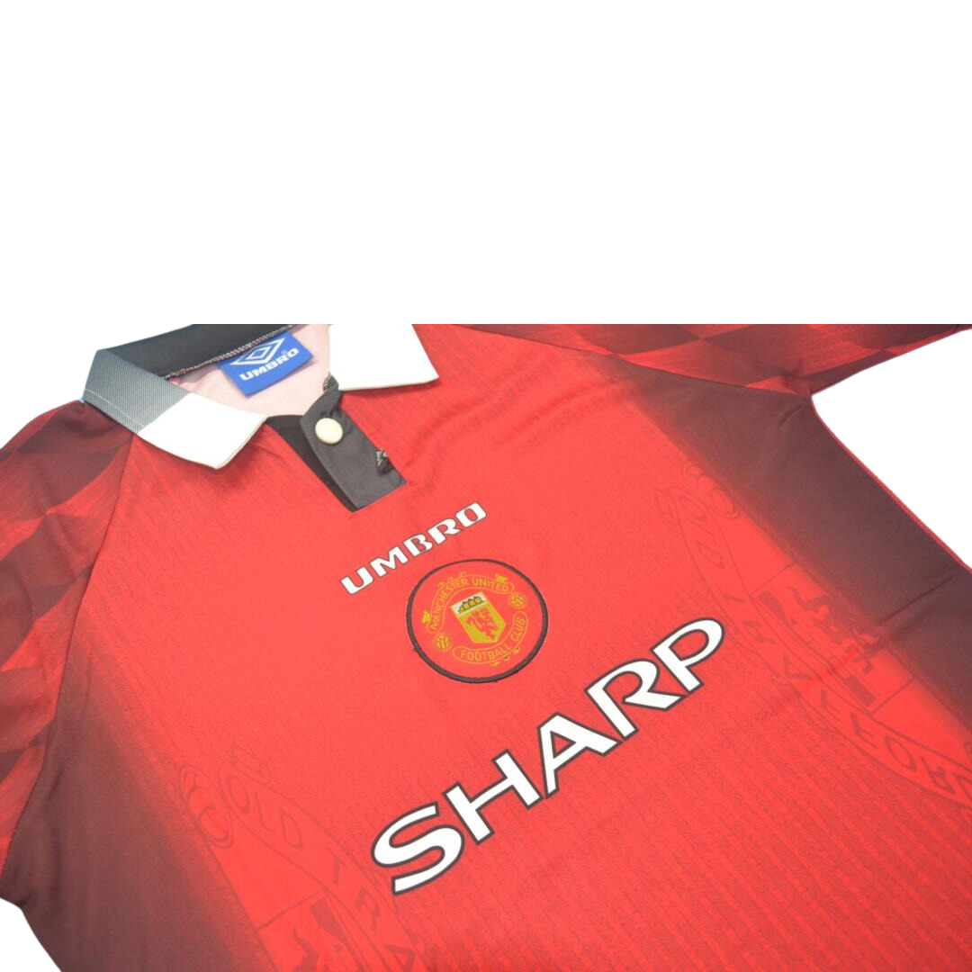 Camisa Manchester United Home 96/98 - Versão Retrô "Cantona" Nº 7 - Imagem 10