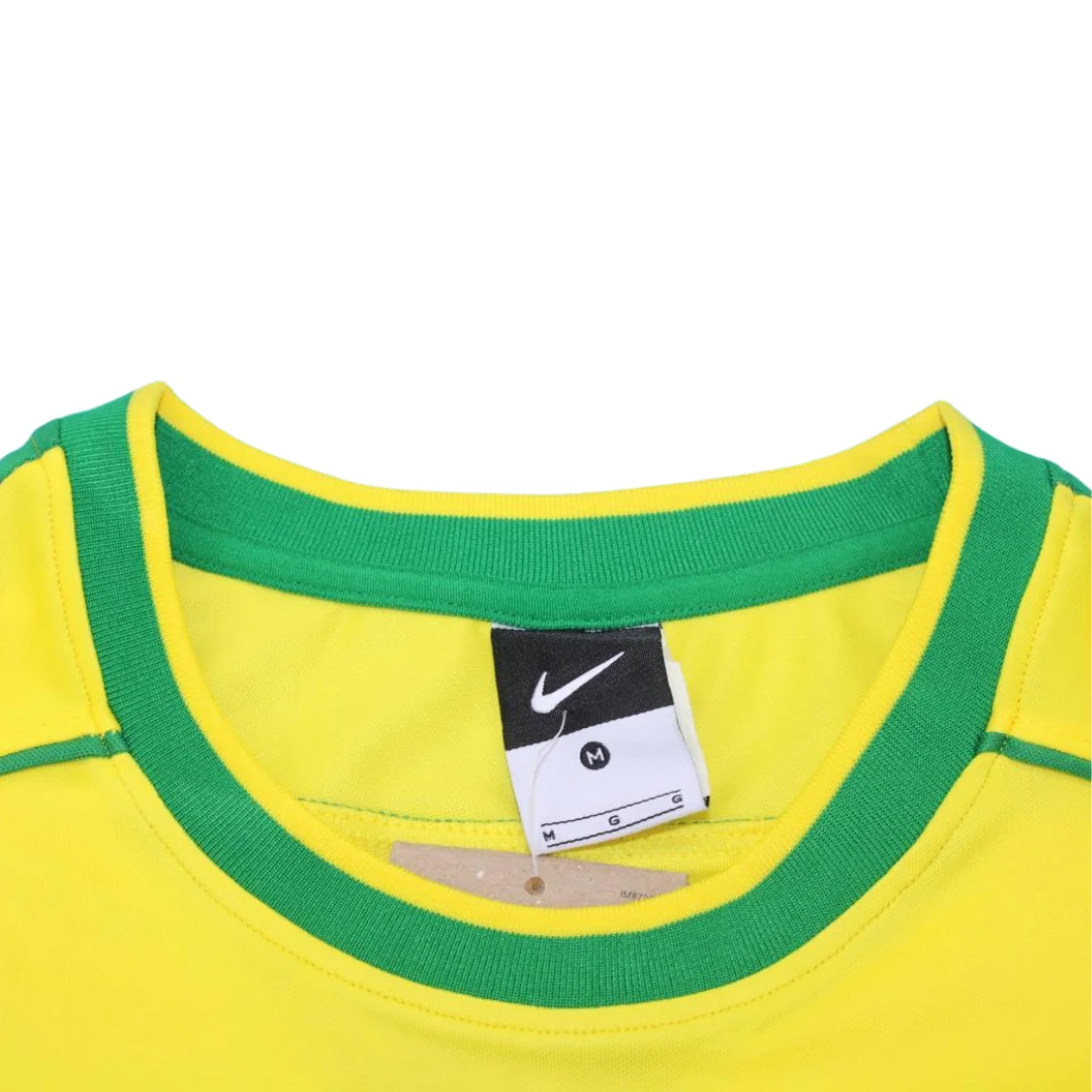 Camisa Brasil Manga Longa Home 1998 – Versão Retrô - Imagem 8