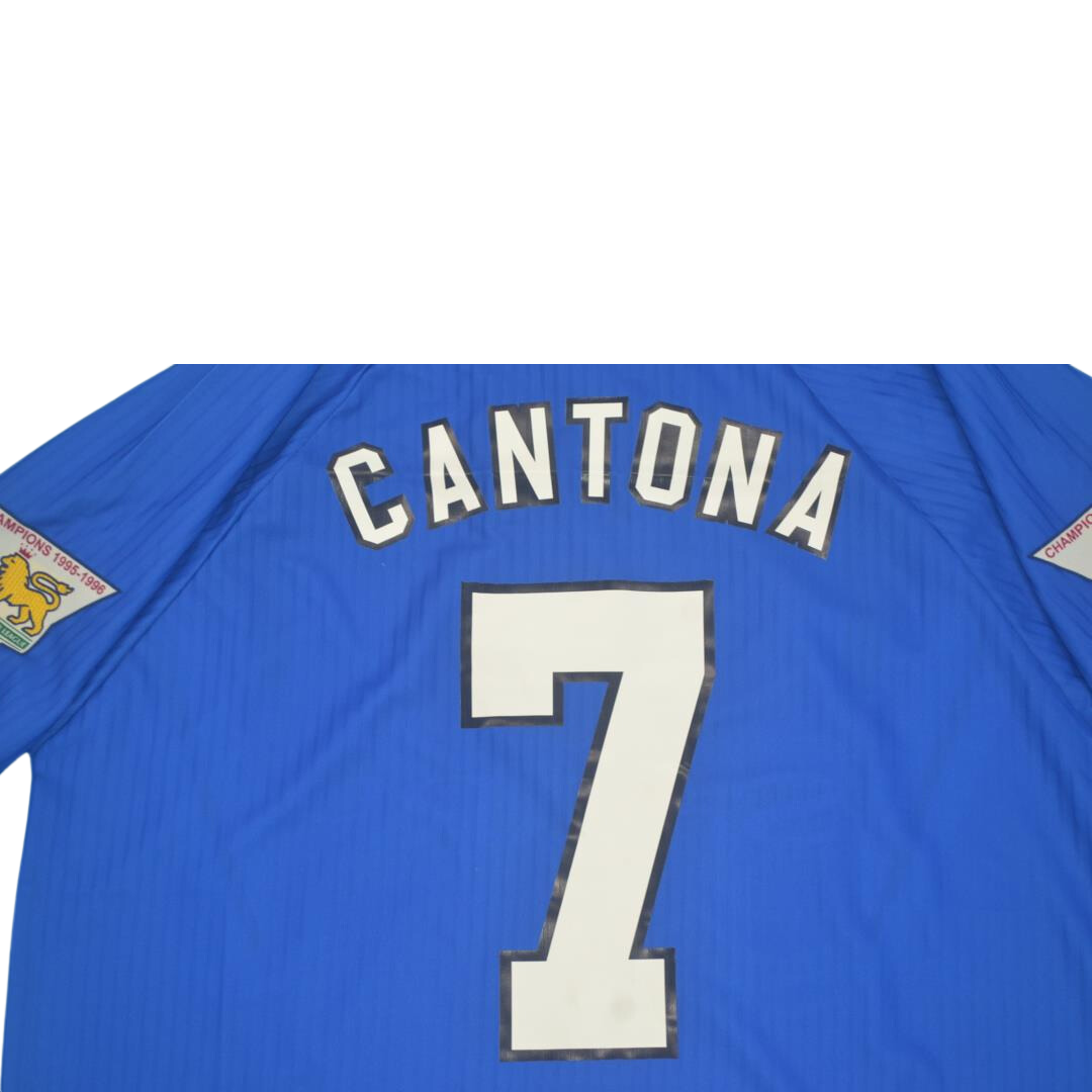 Camisa Manchester United Away 96/97 - Versão Retrô "Cantona" Nº 7 - Imagem 9