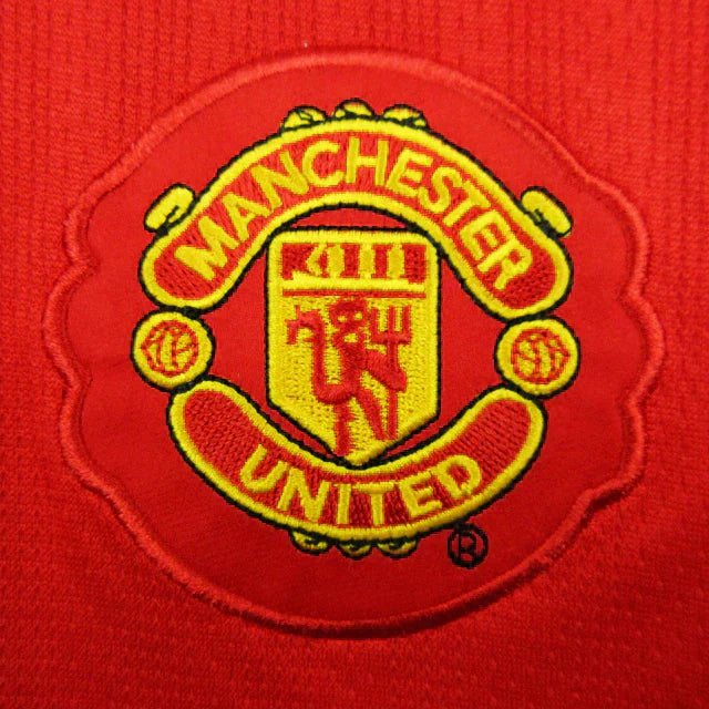 Camisa Retrô Manchester United I Home 2007/08 Masculino Vermelho - Imagem 3