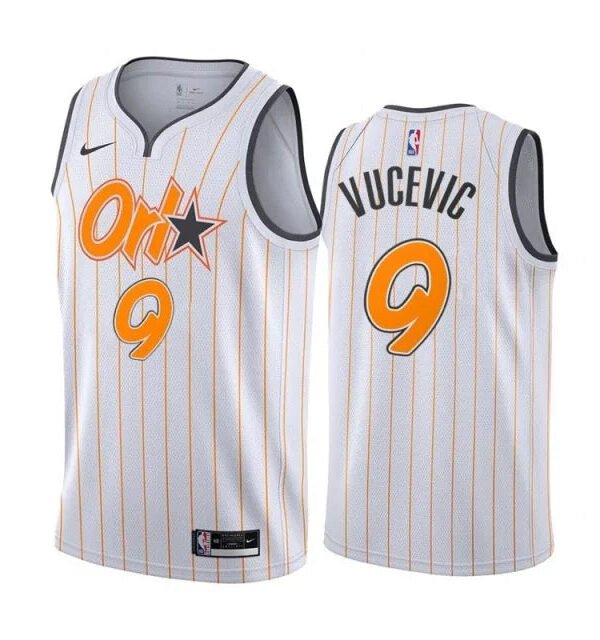 Regata NBA Orlando Magic Edition 20/21 Authentic Vucevic 9 - Branca