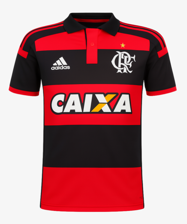 Camisa Flamengo 2014 I Retrô com Patrocinadores