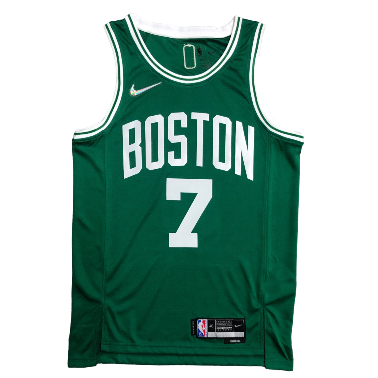 Regata NBA Boston Celtics 75 Anniversary Authentic Brown 7 - Verde