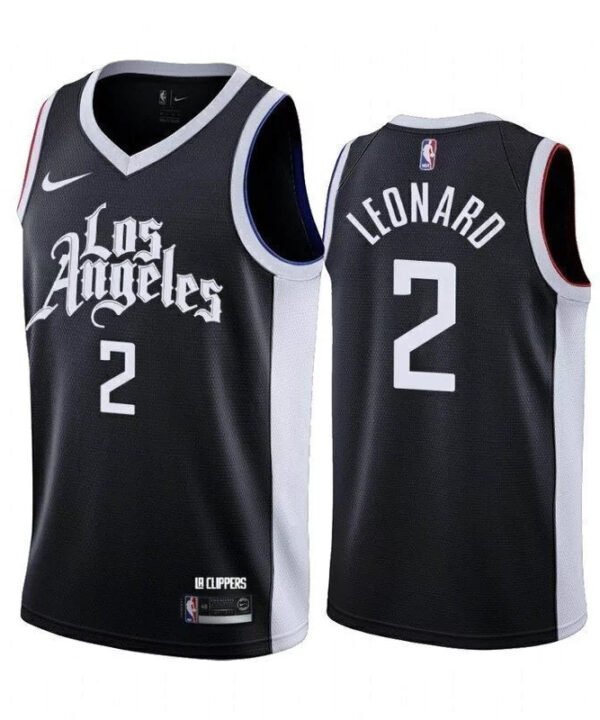 Regata NBA Los Angeles Clippers City 20/21 Edition Authentic Swingman Leonard 2 - Preta