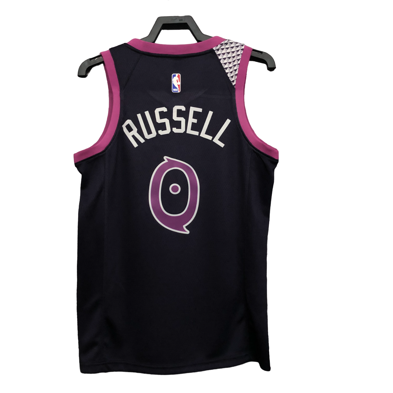 Regata NBA Minnesota Timberwolves Authentic Russell 0 - Preta - Imagem 2