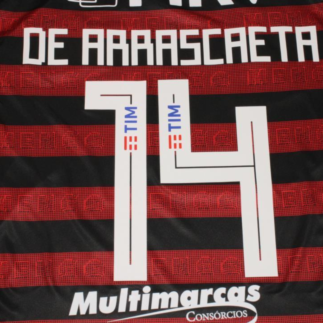 Camisa Flamengo Home 19/20 - Versão Retrô "De Arrascaeta" Nº 14 - Imagem 2