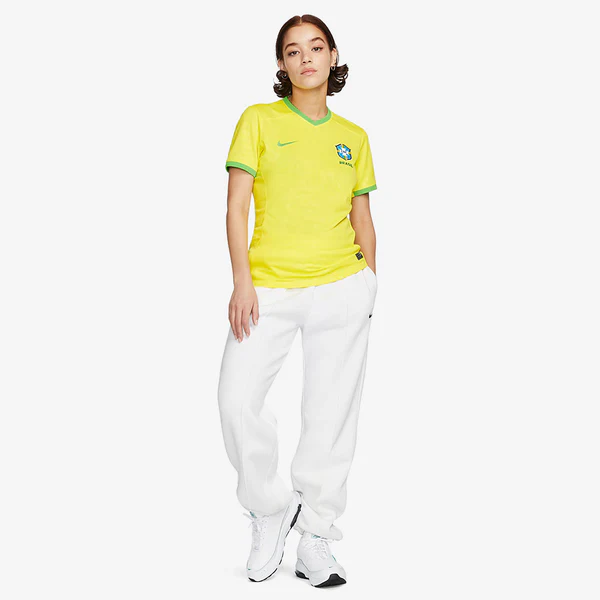 Camisa Feminina Da Seleção Brasileira 2023 Dri-FIT Stadium Manga Curta Home - Imagem 6