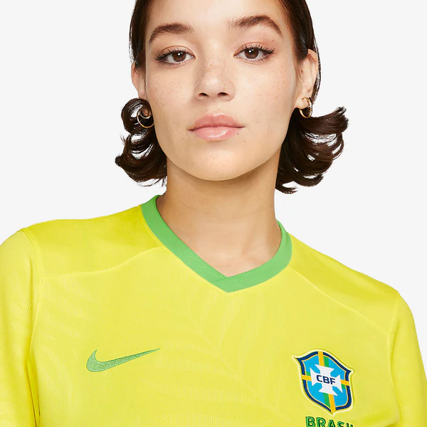 Camisa Feminina Da Seleção Brasileira 2023 Dri-FIT Stadium Manga Curta Home - Imagem 4