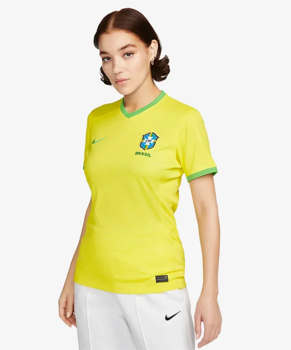 Camisa Feminina Da Seleção Brasileira 2023 Dri-FIT Stadium Manga Curta Home