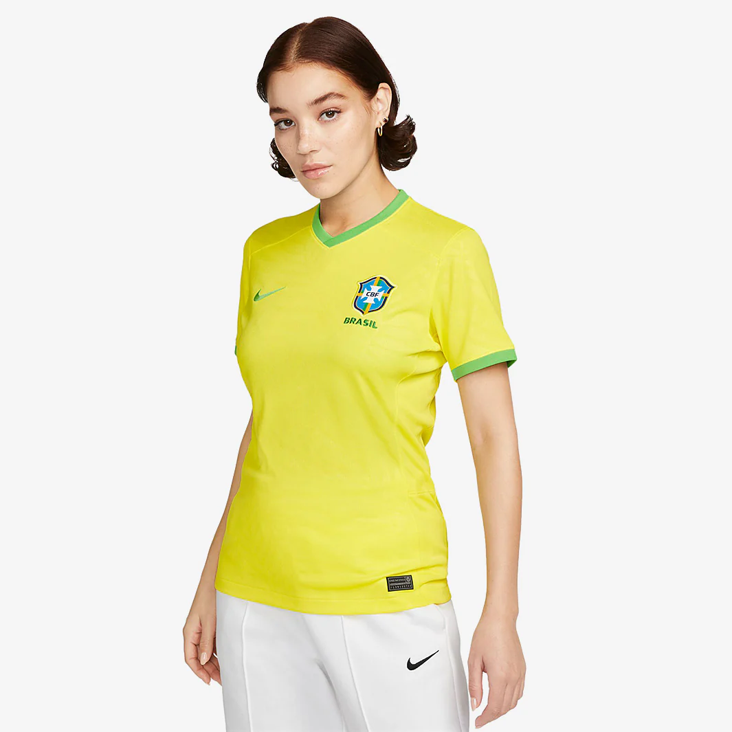 Camisa Feminina Da Seleção Brasileira 2023 Dri-FIT Stadium Manga Curta Home