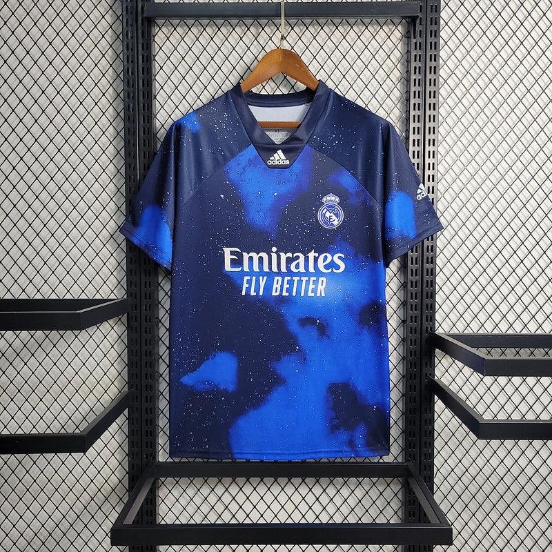 Camisa Real Madrid Especial 2018/19 Retrô - Azul Galáxia - Imagem 8