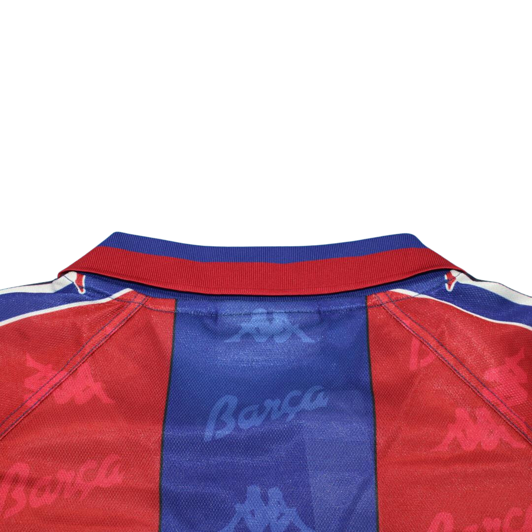 Camisa Retrô Barcelona Home 96/97 "Puyol" N°.28 - Imagem 8