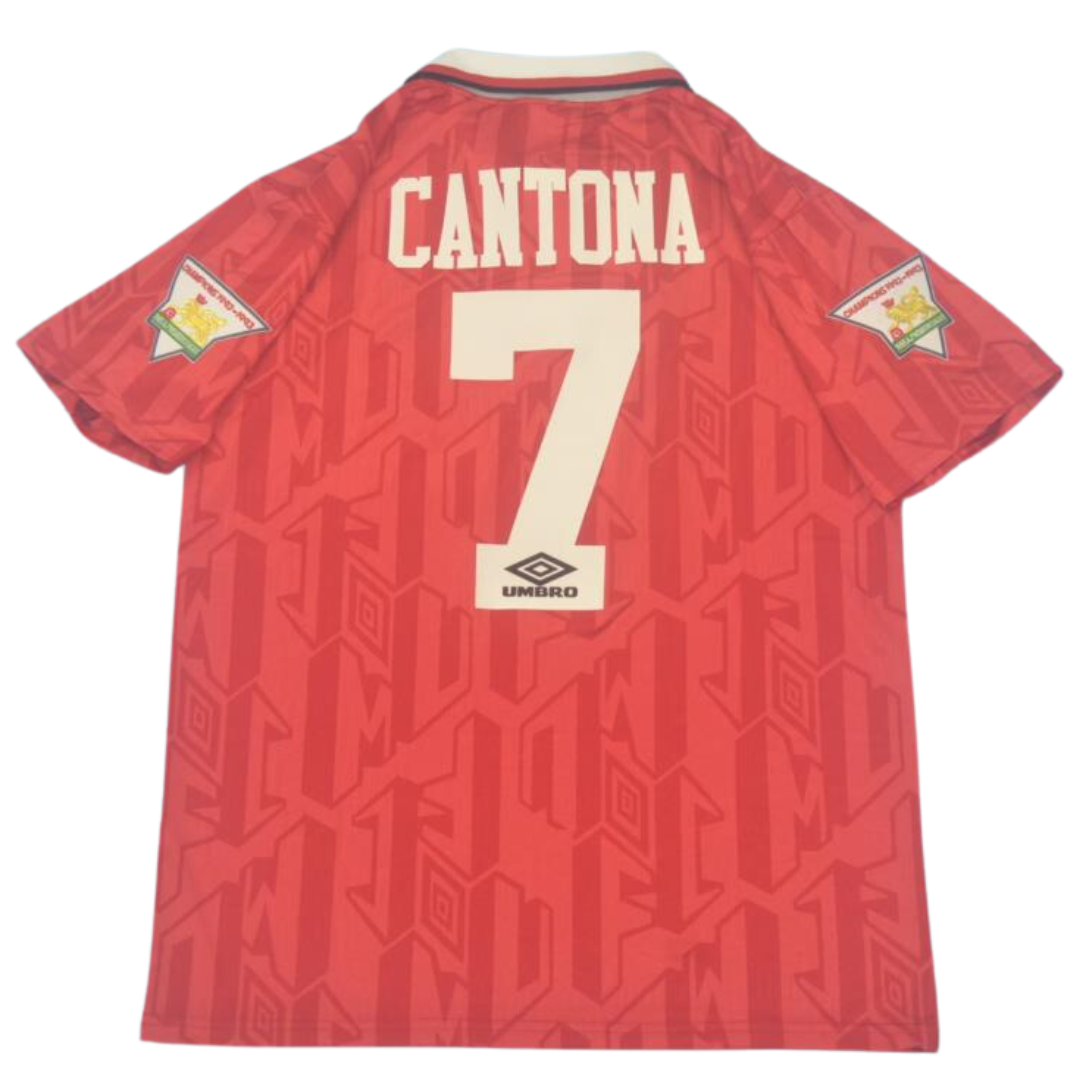 Camisa Manchester United Home 92/94 - Versão Retrô "Cantona" Nº 7