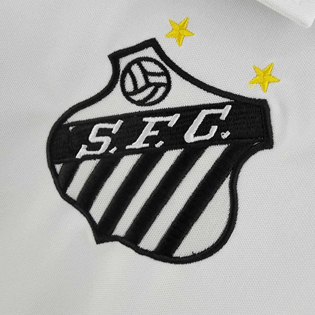 Camisa Santos Home 1970 - Versão Retrô "Pele" Nº 10 - Imagem 4