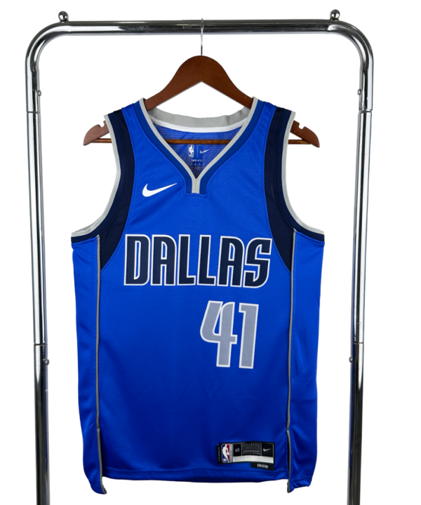 Regata NBA Dallas Mavericks Authentic Nowitzki 41 - Azul