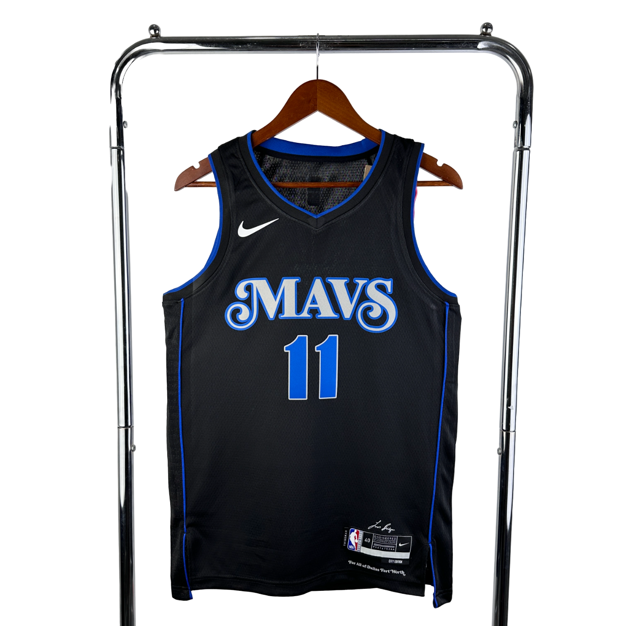 Regata NBA Dallas Mavericks Authentic Irving 11 - Preta