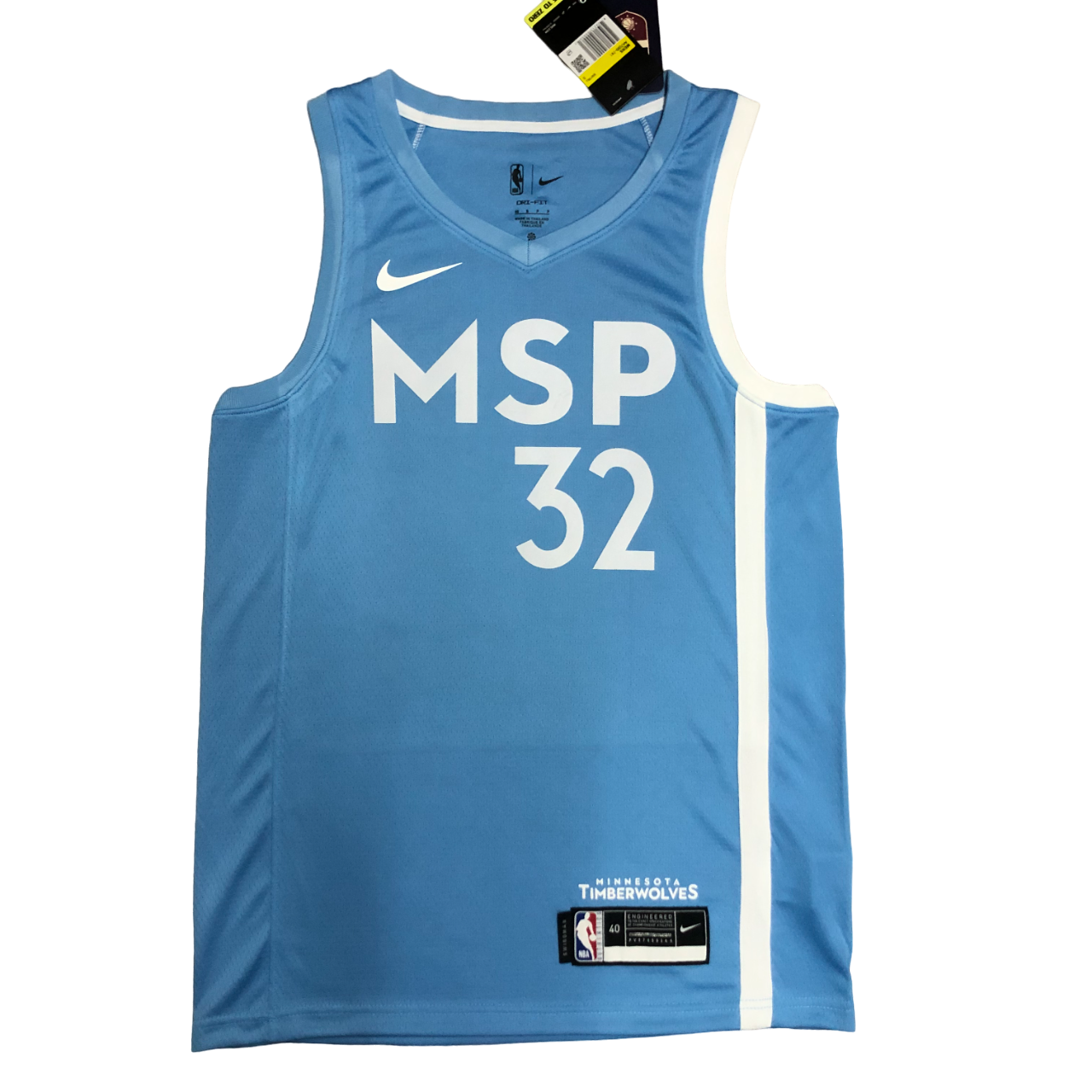 Regata NBA Minnesota Timberwolves City Edition Authentic Towns 32 - Azul