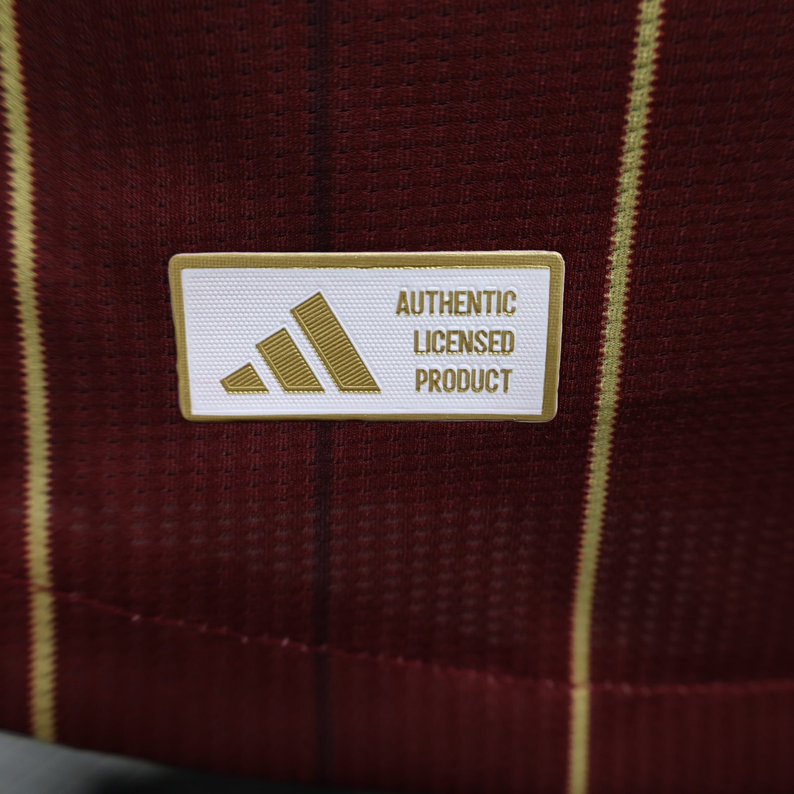 Camisa Roma Home 2024/25 Jogador Masculino - Vermelha e Amarela - Imagem 3