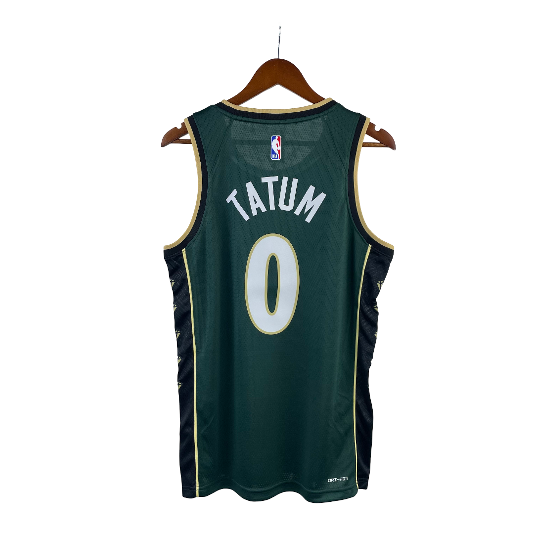 Regata NBA Boston Celtics City Edition Authentic Tatum 0 - Verde - Imagem 2