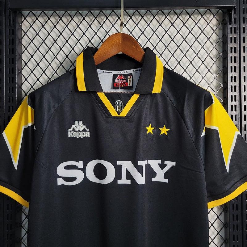 Camisa Juventus Home 1995/987 Retrô- Preto - Imagem 4