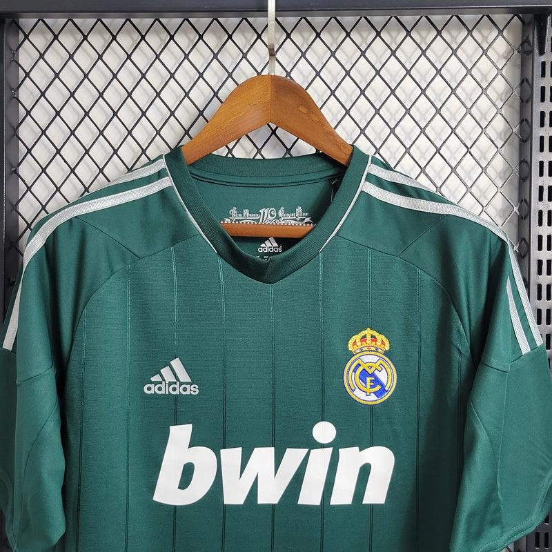 Camisa Retrô Real Madrid Away 2012/13 Masculino Verde - Imagem 3