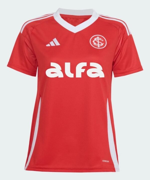 Camisa Feminina Internacional 2025/26 I Com Patrocínios