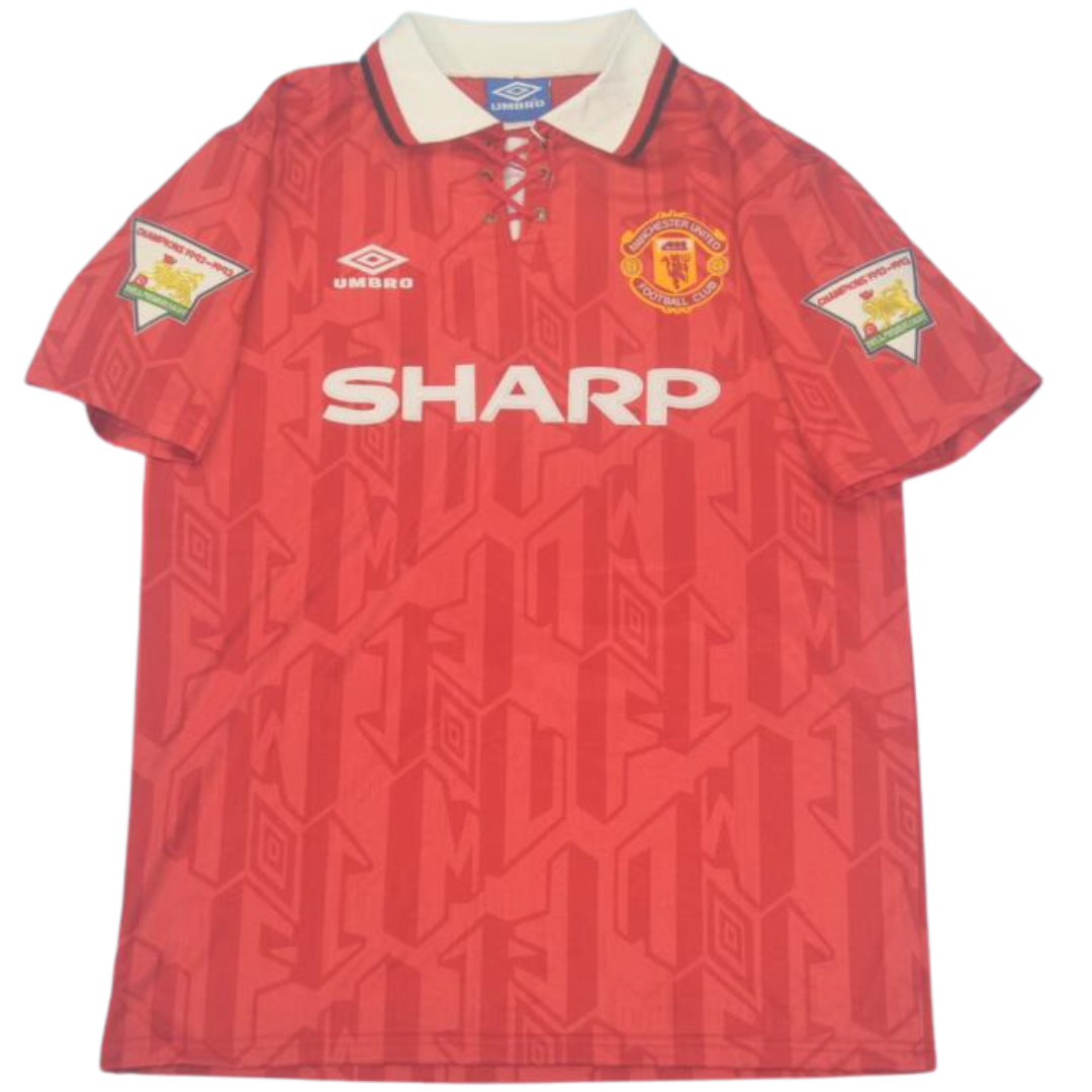 Camisa Manchester United Home 92/94 - Versão Retrô "Cantona" Nº 7 - Imagem 2