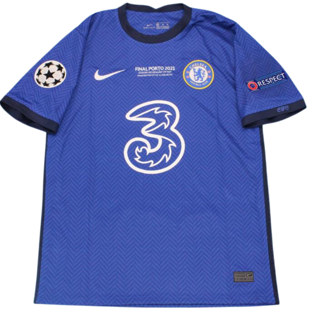 Camisa Chelsea UCL Final 20/21 - Versão Retrô "Kanté" Nº 7 - Imagem 2