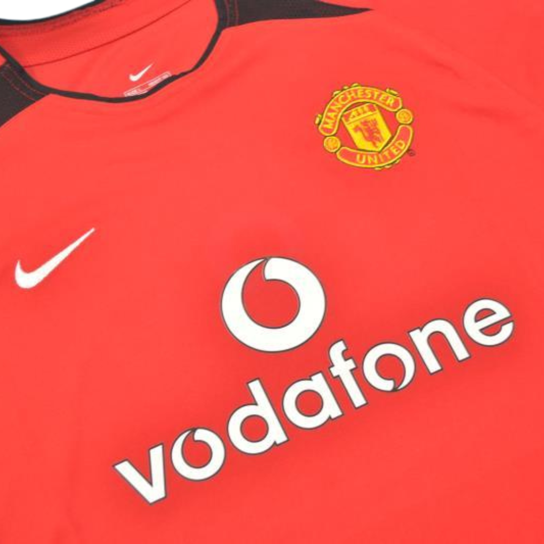 Camisa Manchester United Home 02/04 - Versão Retrô - Imagem 5