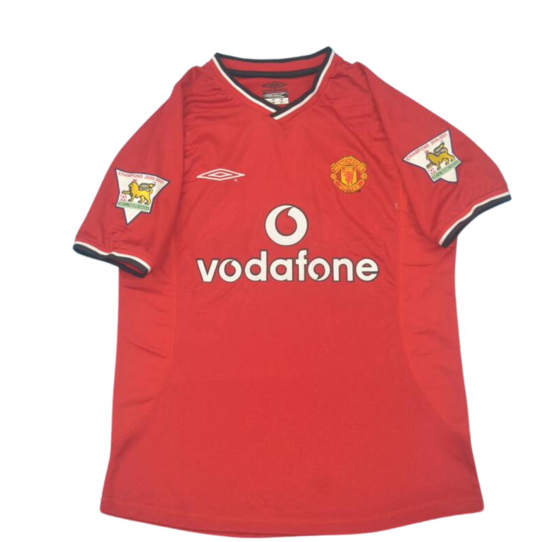 Camisa Manchester United Home 00/02 - Versão Retrô "Beckham" Nº 7 - Imagem 9