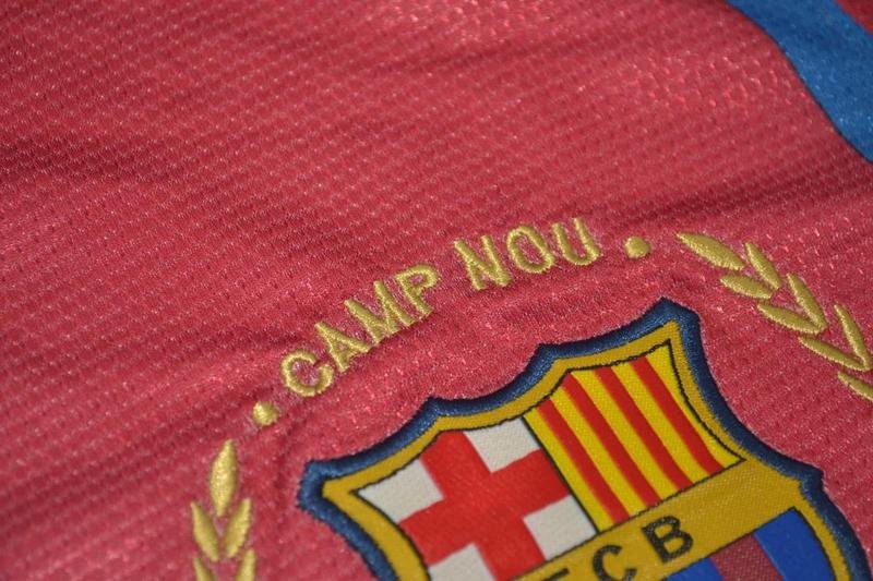 Camisa Barcelona Manga Longa 07/08 - Versão Retrô "Ronaldinho" Nº 10 - Imagem 10
